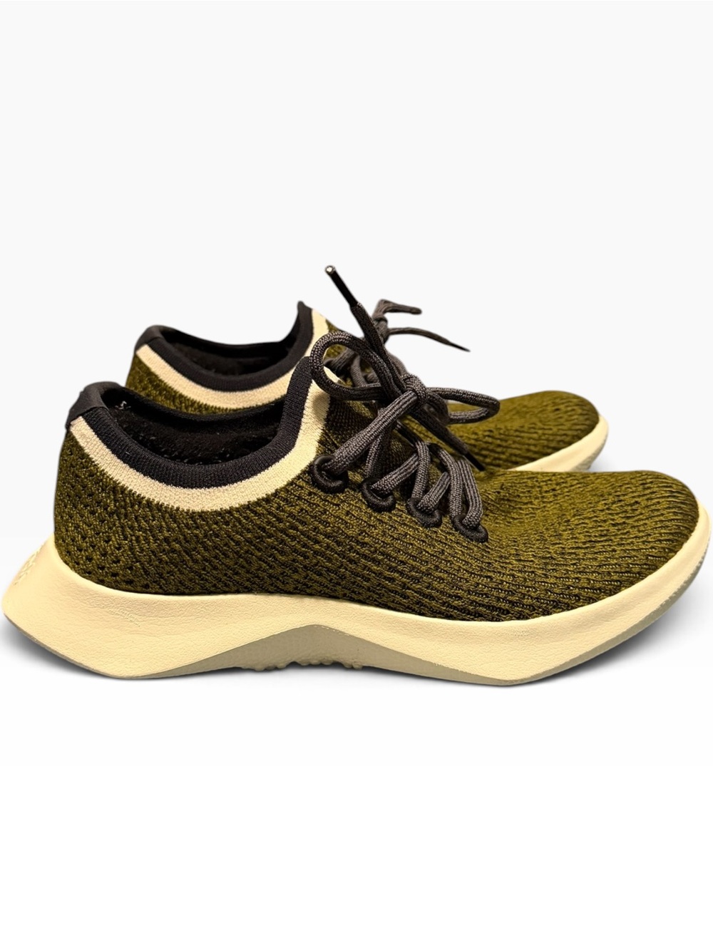 Allbirds Womens Tree Dasher 2 Sneakers Olive Green Size 7.5